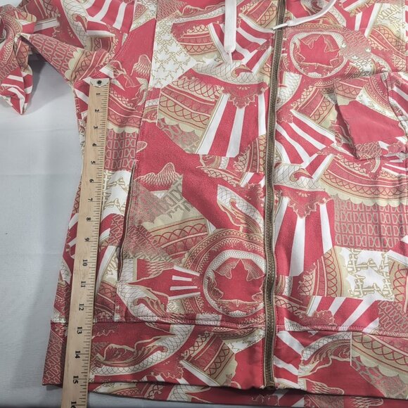 HBC Hudson's Bay Olympics Team Canada Full Zip Hoodie Sweater M Red Beijing 2008 - Picture 8 of 16